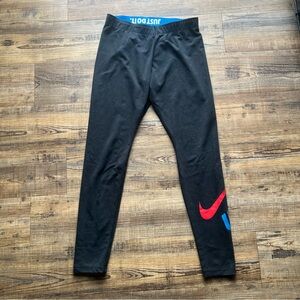Nike Football Womens USA Black Compression Leggings Size Medium